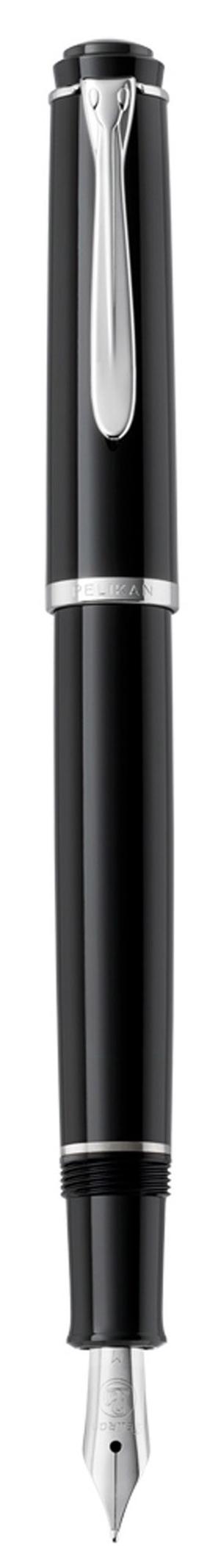 Pildspalvas Pelikan P 205 M, melna krās.