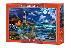 Dėlionė Castorland Sailors Night 1000 el. C-104864-2, 47 cm x 68 cm, 1000 vnt., įvairių spalvų