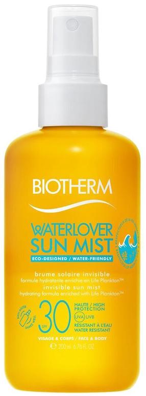 Izsmidzināms līdzeklis iedeguma kopšanai Biotherm Waterlover SPF30, 200 ml
