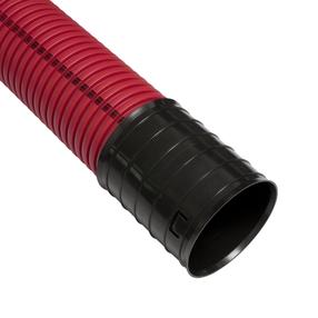 Gofruoti instaliaciniai vamzdžiai su mova Pipelife HDPE D110, 6 m