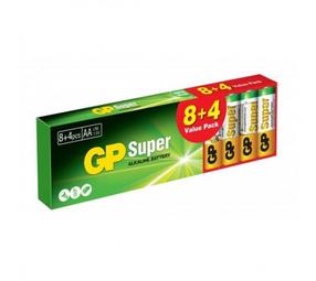 Elementai GP Super Alkaline AA, 8+4 vnt.