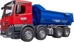 Rotaļu pašizgāzējs Bruder Mercedes Benz Arocs Halfpipe 03621, 1:16, zila krās./sarkana krās.