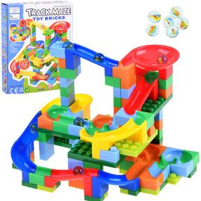 Konstruktors ar lodīšu trasi Track Maze, 152 gab., daudzkrāsaina