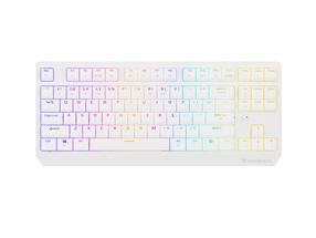 Bezvadu spēļu tastatūra Genesis Thor 230 TKL Outemu Red, Angļu (US), balta krās.