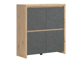 Шкафчики Larios, серый цв./artisan oak цв., 40 см x 105 см x 112 см