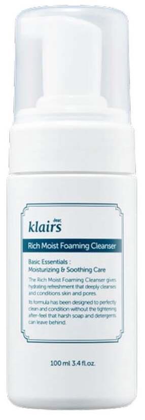 Attīroša sejas puta Dear, Klairs Rich Moist, 100 ml