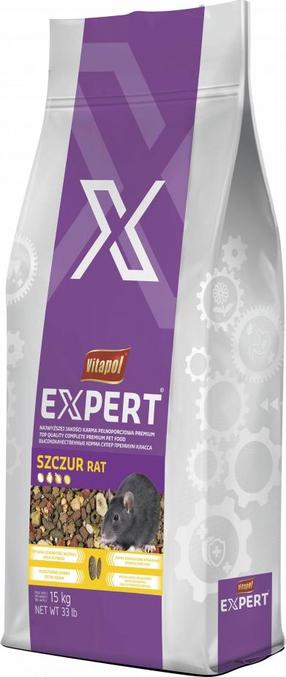 Barība grauzējiem Vitapol Expert, žurkām, 15 kg