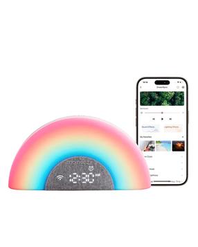 Nakts lampa Momcozy Rainbow, balta krās.
