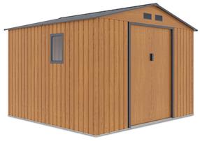 Sodo namelis Hudson, 255 cm x 277 cm x 202 cm, ruda sp.