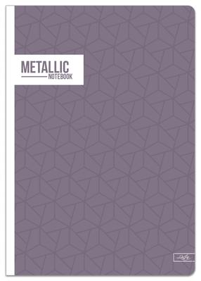 Sąsiuvinis Lastva Metallic, linijomis, A5, 52 lapų, (spalva/dizainas parenkami atsitiktine tvarka)