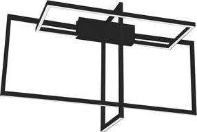 Šviestuvas lubų Light Prestige Frame 3D LP-980/3D3 BK, LED, 3000 °K, 5 x 60 W, balta sp./juoda sp. / juoda sp.