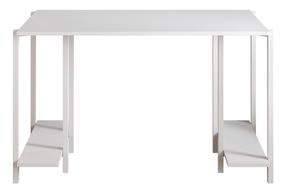 Kompiuterio stalas Kalune Design Reader 541HDL1112, 125 cm x 60 cm, 73.8 cm, balta sp.