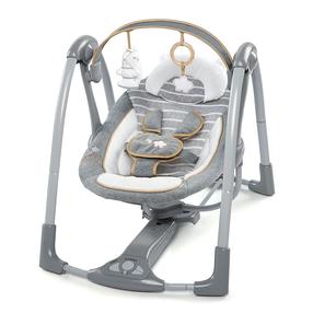 Mazuļu šūpuļkrēsls Ingenuity Swing N Go, pelēka krās.
