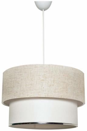 Lampa griesti Opviq TM121, E27, 1 x 40 W, balta krās./krēmkrāsa krās. / balta krās., 30 x 30 cm