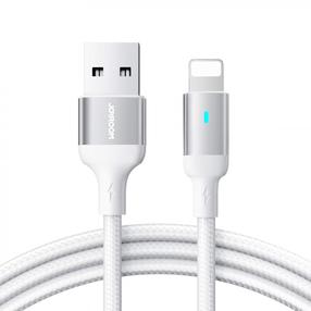 Kabelis Joyroom USB, Lightning, 1.2 m, balta sp.