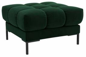 Pufas Cosmopolitan Design Bali Bluvel 78, žalio stiklo sp., 60 cm x 60 cm x 41 cm