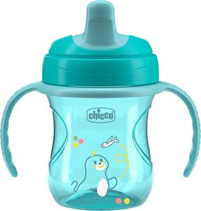Puodelis su snapeliu Chicco Mix & Match Training, 200 ml, 6+ mėn., plastikas, mėlyna sp.