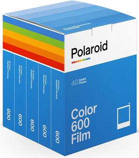 Мгновенные фотопластинки Polaroid Color 600 Film, кол-во кадр. 8 x 5 шт.