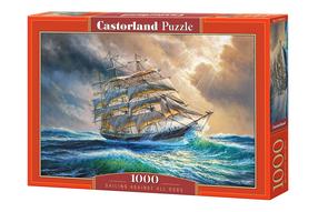 Dėlionė Castorland Sailing Against All Odds 104529, 47 cm x 68 cm, 1000 vnt., įvairių spalvų