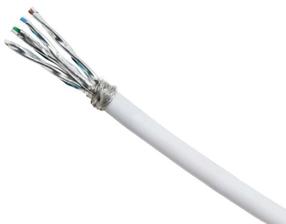 Провод Logilink CAT 7 S/FTP CPV0042 RJ-45 8P8C, RJ-45 8P8C, 305 м, белый цв.