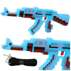 Rotaļu ierocis Lean Toys Pixel, 39 cm Zila krās.