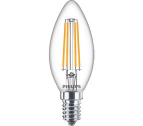 Лампочка Philips LED, B35, 2700 °К, E14, 6.5 Вт, 806 лм