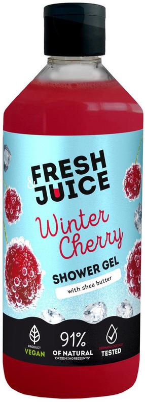 Ķermeņa mazgāšanās želeja Fresh Juice Winter Cherry, 473 ml