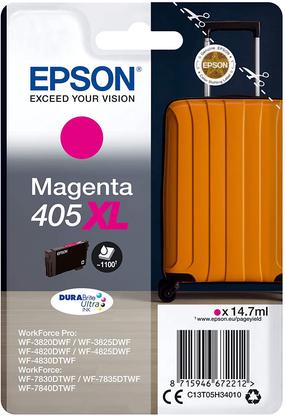 Tintes printera kasetne Epson C13T05H34010, fuksīna (magenta) krās., 14.7 ml