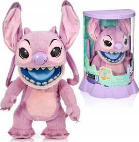 Interaktyvus žaislas Wow Toys Disney Stitch Angel, 45 cm, rožinė sp.