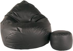 Sėdmaišių rinkinys Mega Comfort XXL 024, juoda sp.