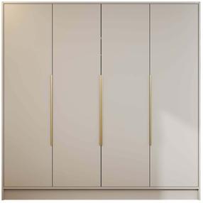 Skapis ADRK Palladio, zelta krās./kašmira krās., 51 cm x 200 cm x 200 cm