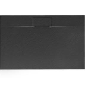 Dušas paliktnis Rea Bazalt Long Black, 120 cm x 90 cm
