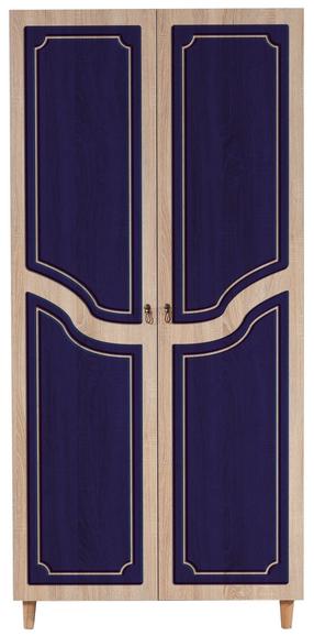 Spinta Kalune Design Stil 620, mėlyna sp./sonoma ąžuolo sp., 90 cm x 52 cm x 192 cm