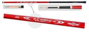 Meškerė Fish2Fish RBF-300-BK, 300 cm, 140 g, juoda sp./raudona sp.