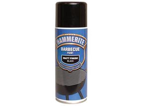 Krāsu aerosoli Hammerite, karstumizturīgs, melns krās., 0.4 l