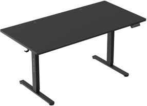 Kompiuterio stalas reguliuojamo aukščio Mark Adler Leader 7.6, 160 cm x 80 cm, 72 - 118 cm, juoda sp.