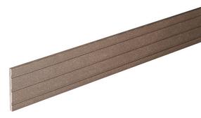 WPC apdailos profilis Bergdeck, medienos plastiko kompozitas (wpc), 240 cm x 6 cm x 0.5 cm, ruda sp.