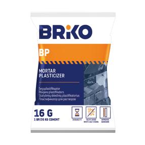 Betona plastifikators Briko Concrete plasticizer, 0.016 kg