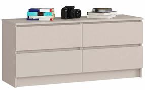 Komoda Akord K120 4SZ CLP PK, kašmyro sp., 55 cm x 120 cm x 40 cm
