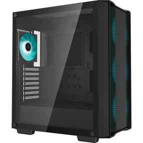 Корпус компьютера Deepcool CC560 V2, прозрачный цв./черный цв.