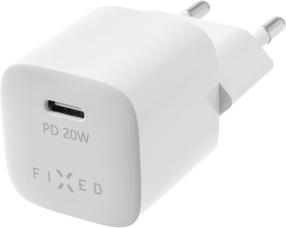 Telefoni laadija Fixed FIXC20M-CC-WH, USB-C, valge v., 20 W