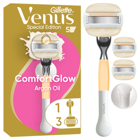 Skūšanās komplekts Gillette Venus ComfortGlow Argan Oil