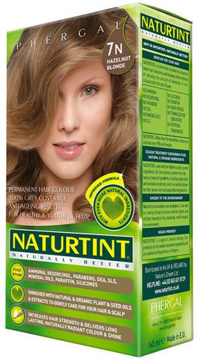 Plaukų dažai Naturtint Phergal, hazelnut blonde sp., 7N, 165 ml