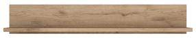 Sieninė lentyna Kalune Design AE104 2669, riešuto sp., 15 cm x 90 cm x 14.8 cm