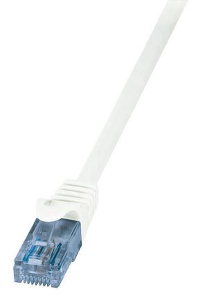 Laidas Logilink Patch Cat.6A 10GE Home U/UTP RJ-45 8P8C, RJ-45 8P8C, 0.5 m, balta sp.