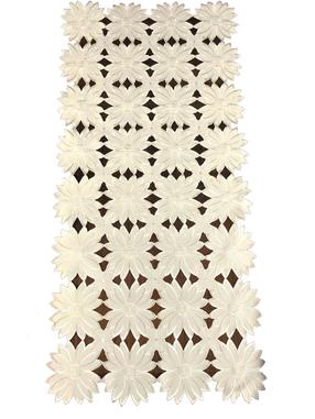 Piklik laudlina ristkülikukujuline Mariall OH-179-B, kreemjasvalge, 40 x 140 cm
