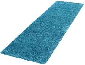 Ковровая дорожка Life 802501500, бирюзовый цв., 250 см x 80 см