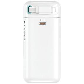 Lādētājs-akumulators (Power bank) Usams XMF Series, 18000 mAh, 45 W, balta krās.