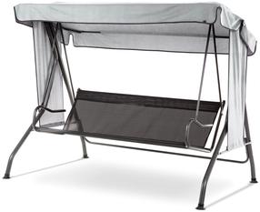 Šoniniai uždangalai Latina sūpuoklėms, D031-06CW, pilka, 117 x 52 cm