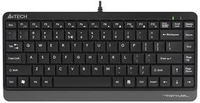 Klaviatūra A4Tech Compact Keyboard FK11, EN, pilka